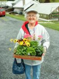 Queen and flowers