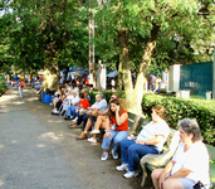 benches full